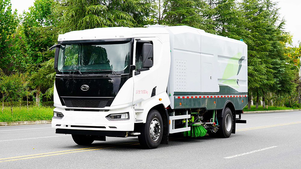 比亚迪洗扫车18吨