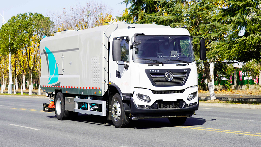 东风天锦纯电动道路污染清除车