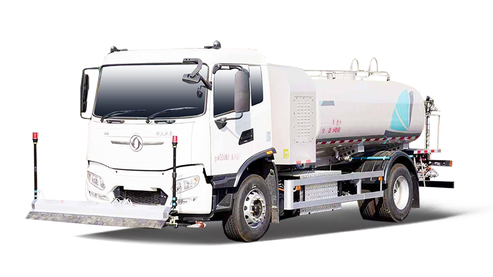 东风天锦纯电动抑尘洒水车