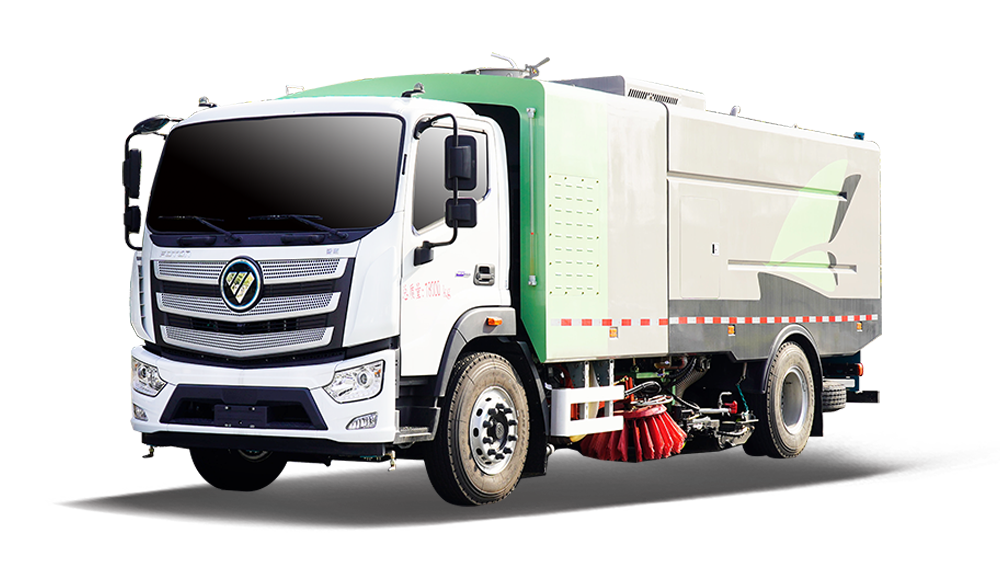 福田智蓝18吨纯电动洗扫车