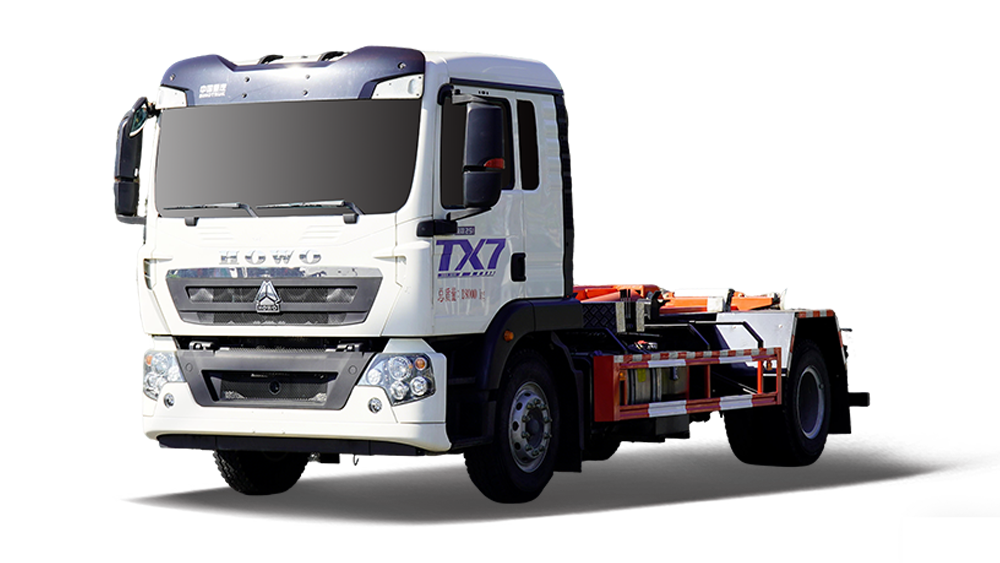 重汽豪沃勾臂垃圾车